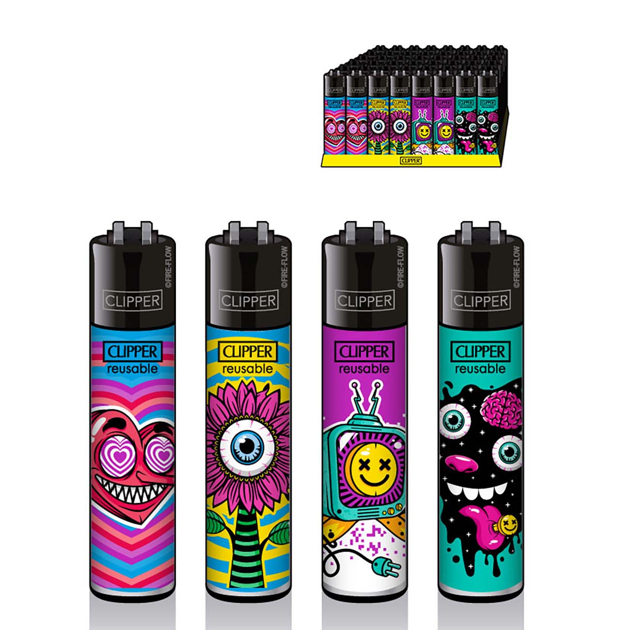 Зажигалка Clipper™ Trippy #3